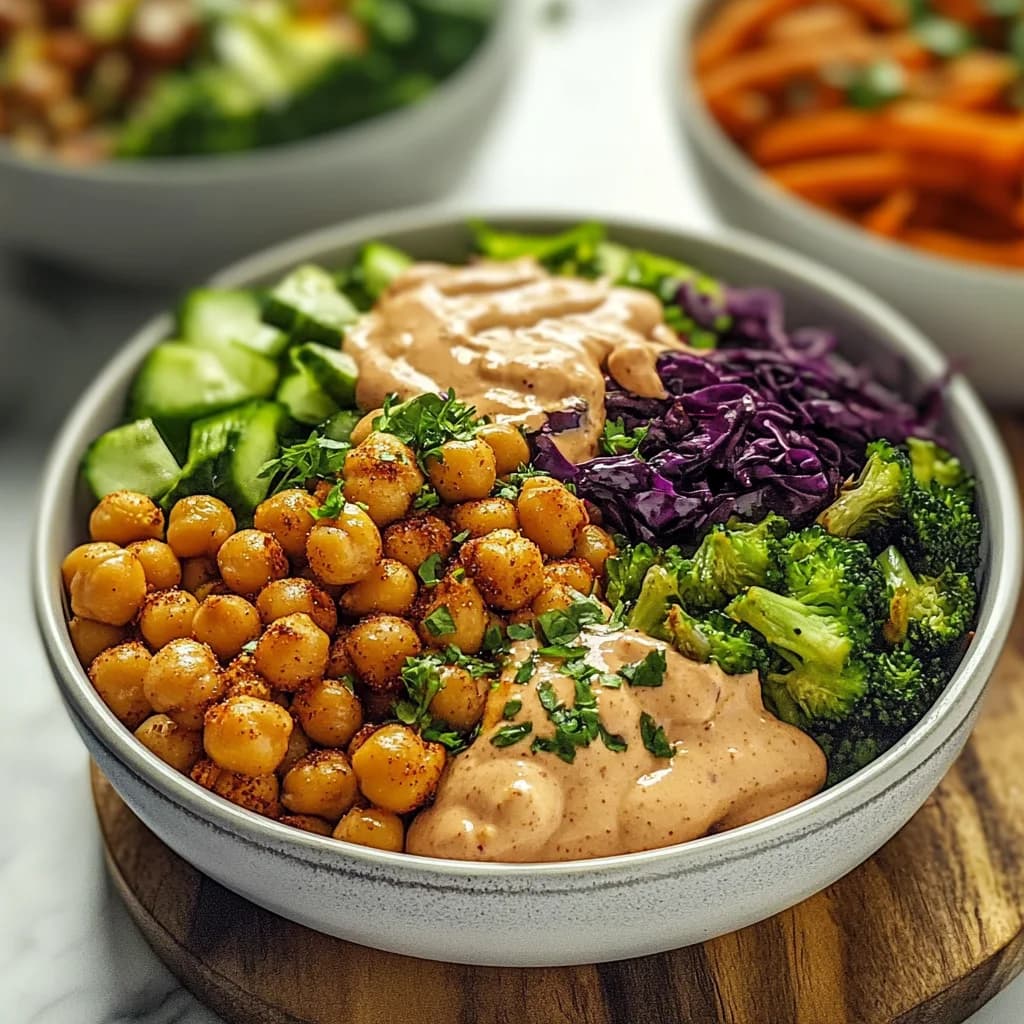 Veggie Chickpea Power Bowls