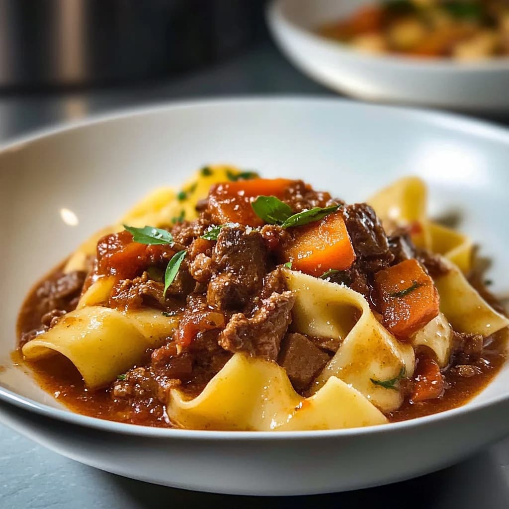 Delicious Lamb Ragu with Pappardelle Recipe