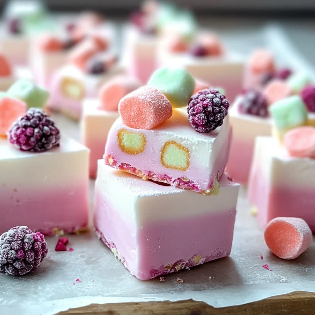Easy Fruity Marshmallow Fudge Recipe