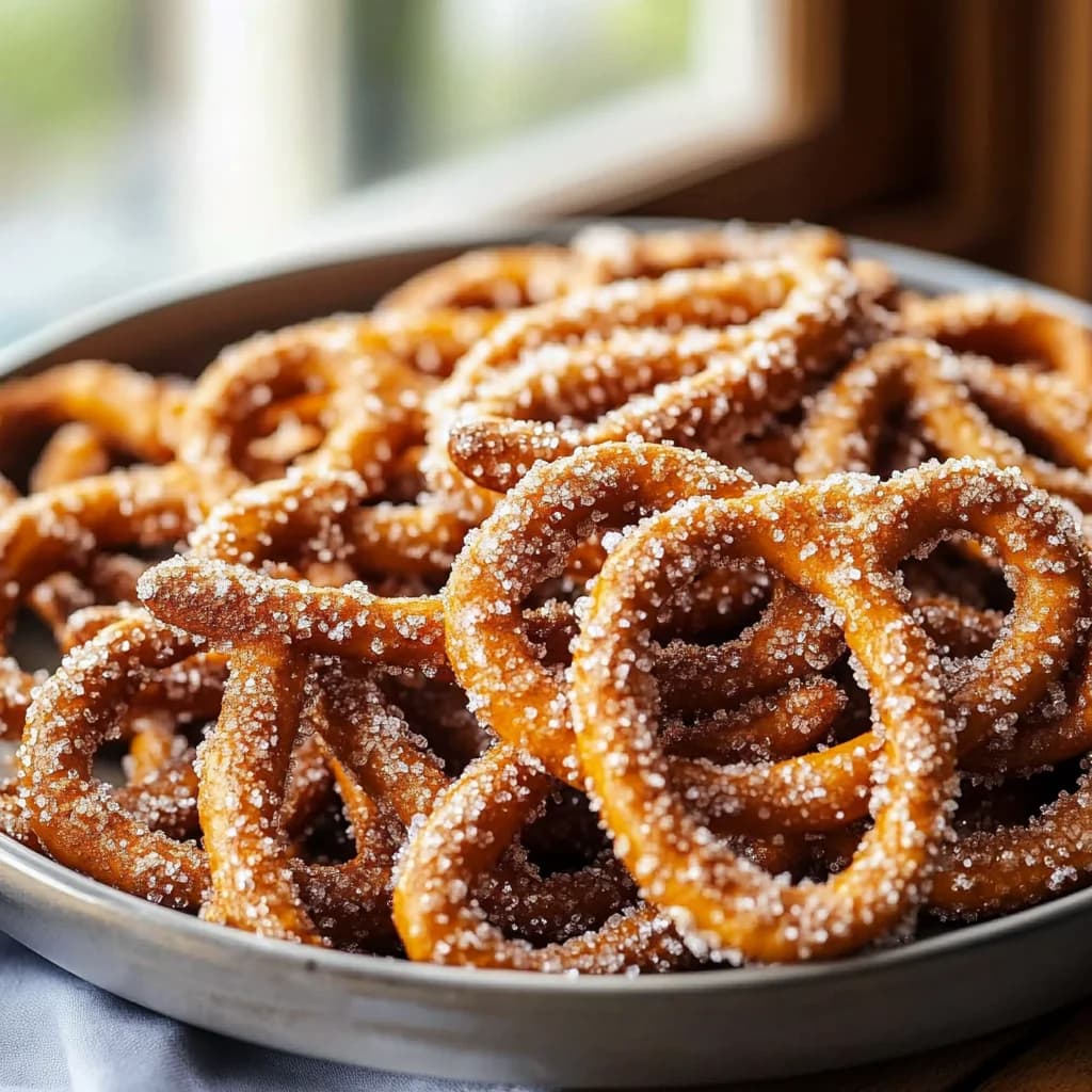 Easy Cinnamon Sugar Pretzels Recipe