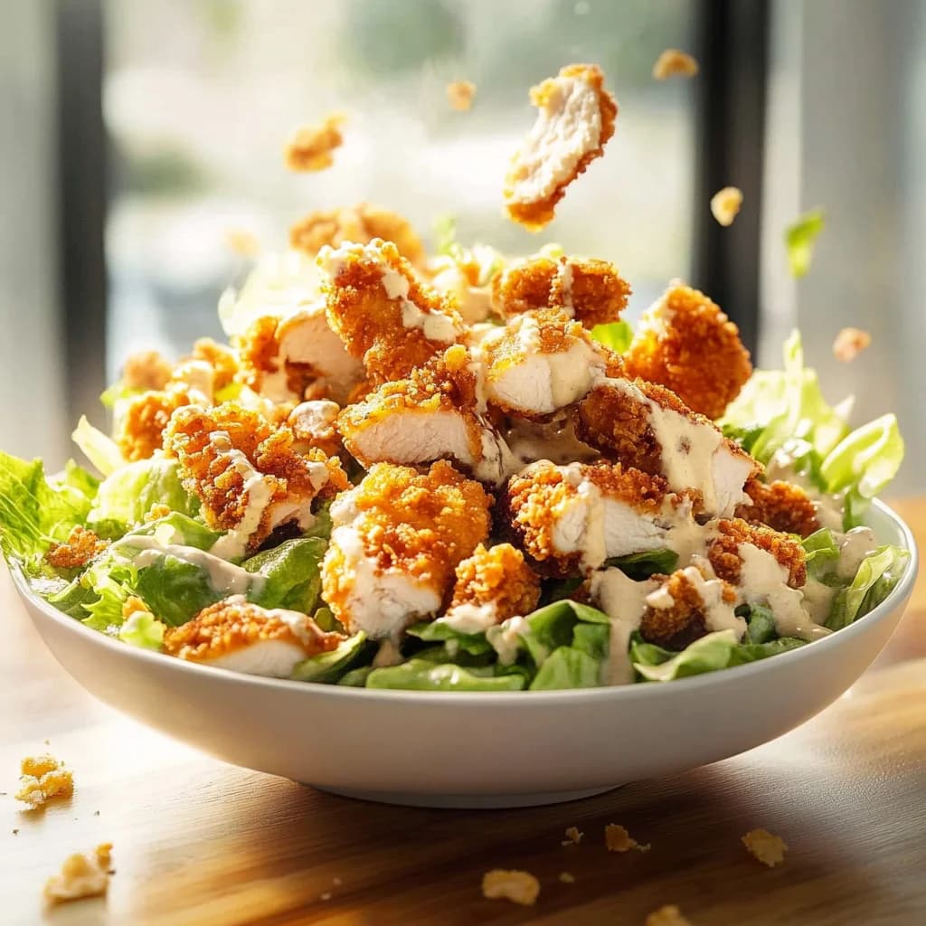 Extra Crispy Chicken Caesar Salad