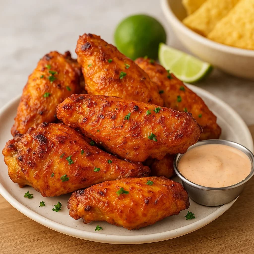 Spicy Ranch Baked Chicken Wings