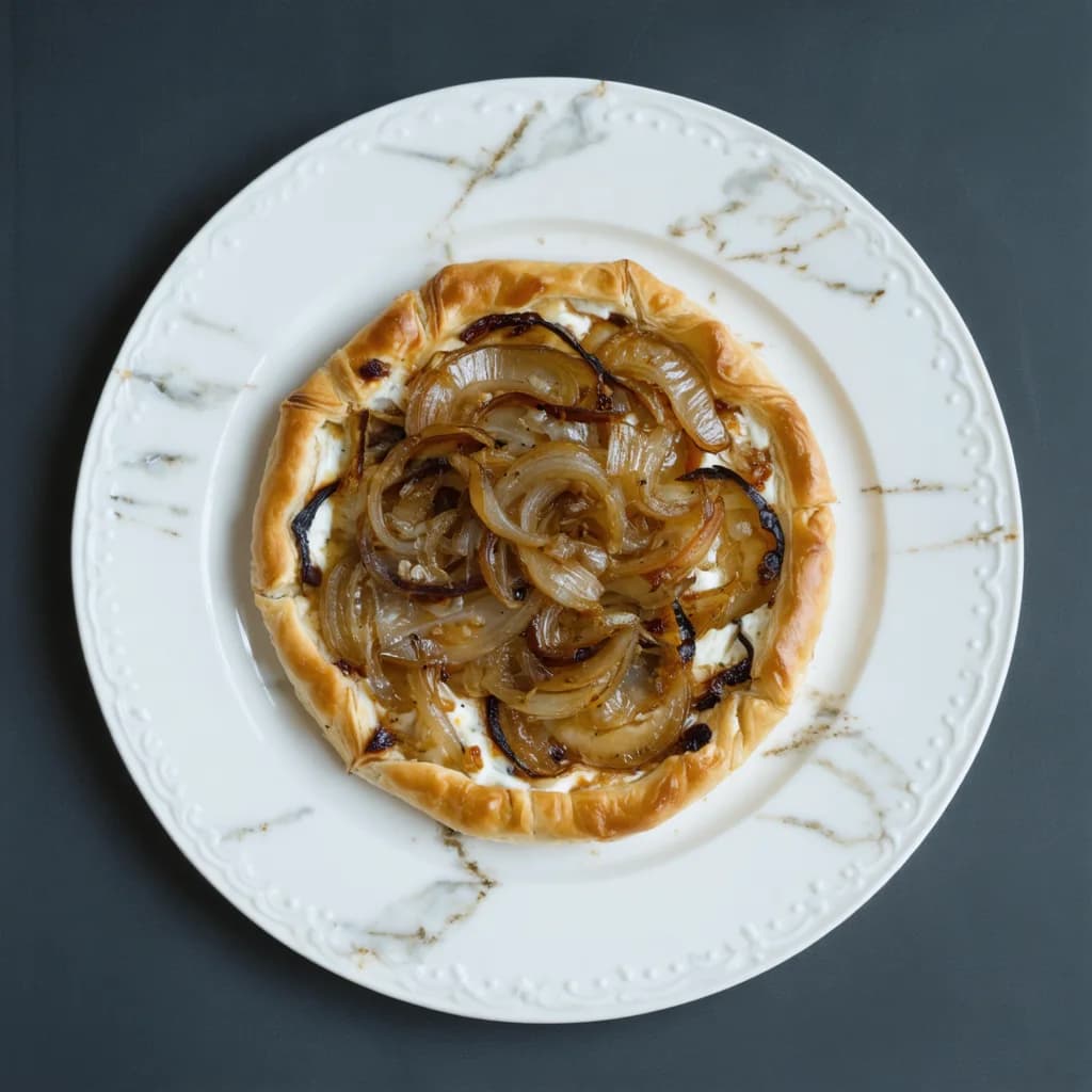 Caramelized Onion Goat Cheese Tart