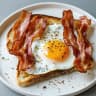 Crispy One-Pan Egg and Bacon Toast Skillet