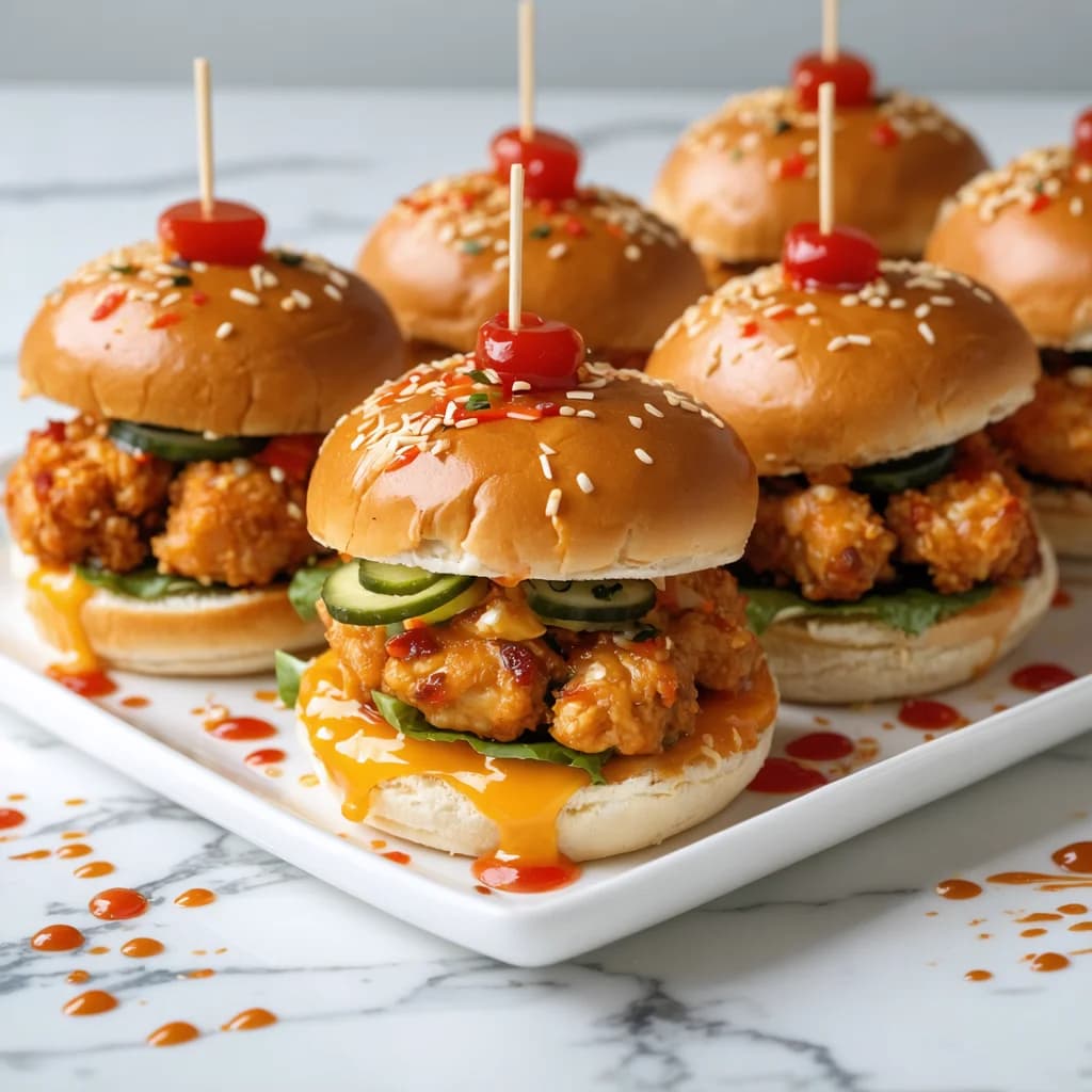 Bang Bang Chicken Sliders