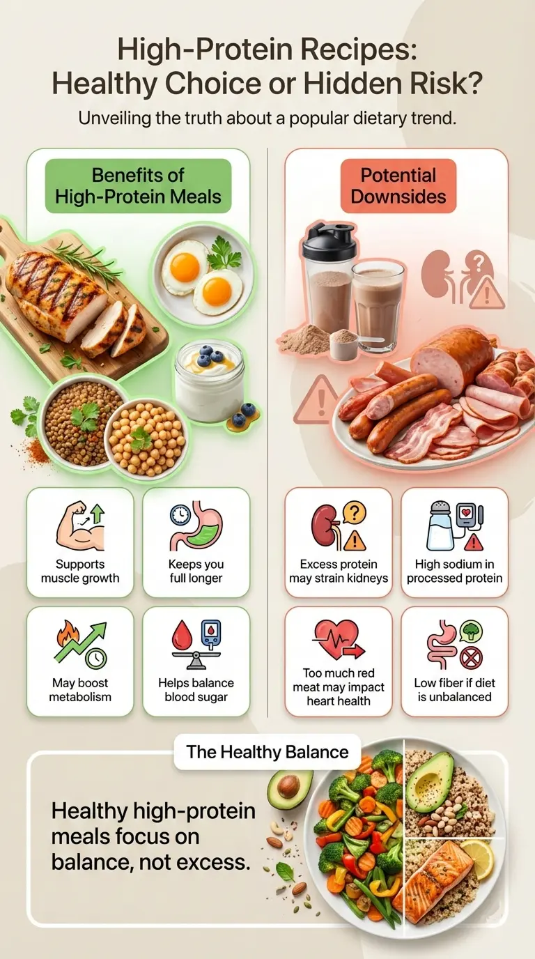 High-Protein Recipes: Are They Actually Healthy?